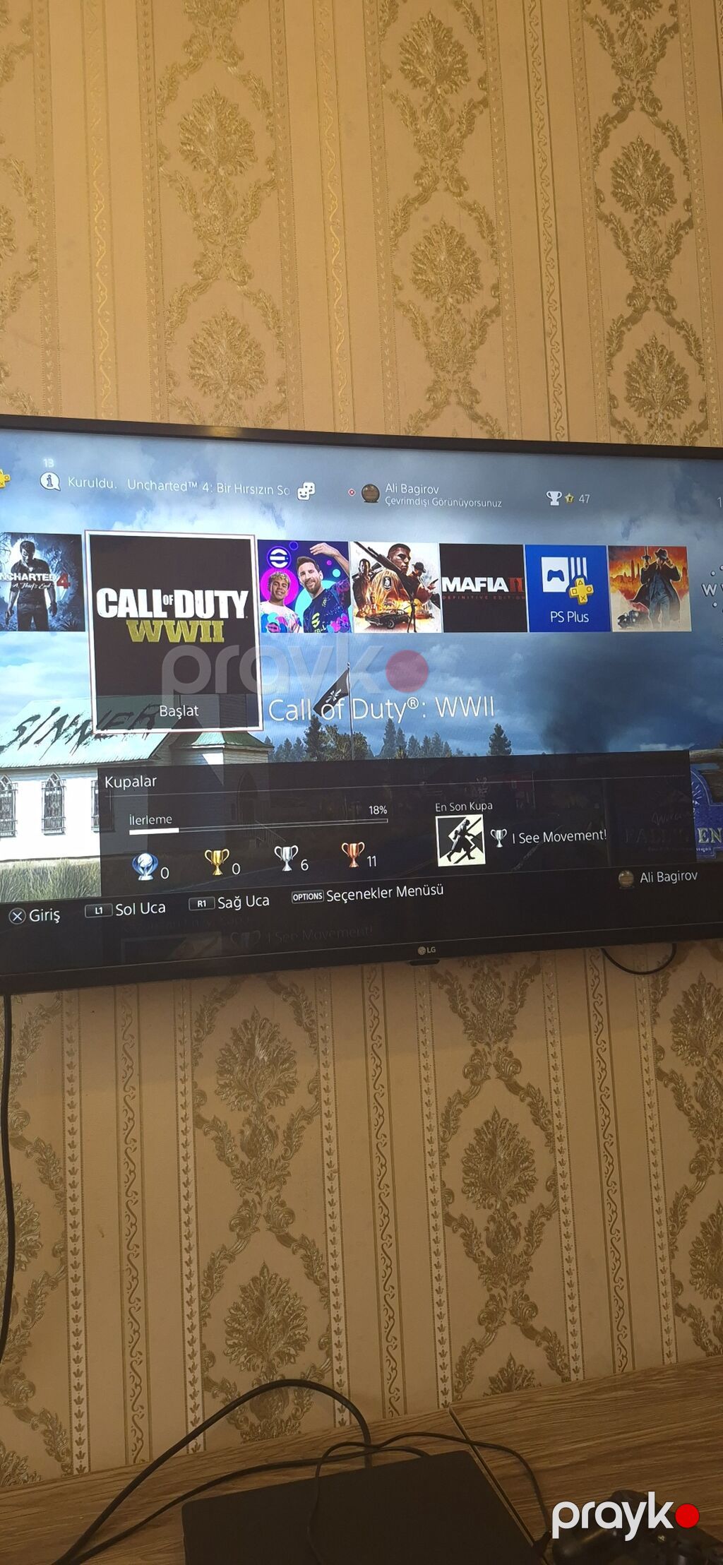 Sony PlayStation 4 Slim 500GB super vəziyyetdədi proşivkalı deyil — Oyun konsolları, Qobu (4)