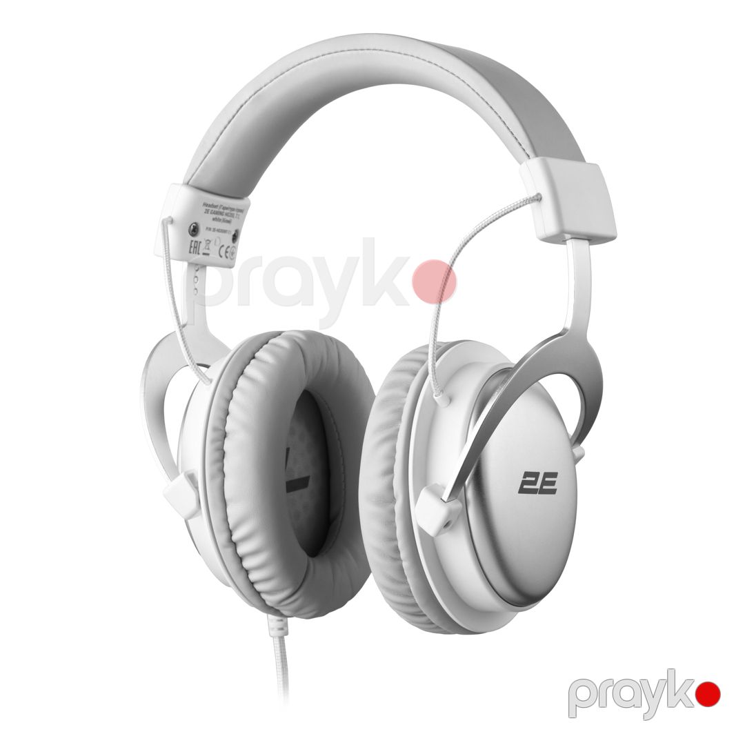 2E Gamıng Headset HG355, 7.1, white (2E-HG355WT-7.1) — Periferik cihazlar, Bakı (2)
