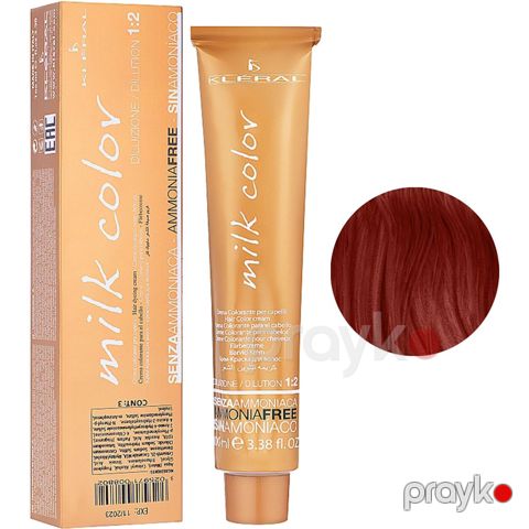 Saç üçün krem-boya​​ Kleral System Milk Color 8.45 Mahogany Coppery Light Blond 100 ml — Bakı