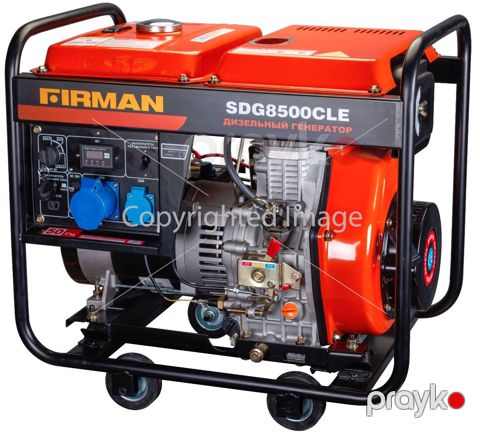Generator benzinli üçfazalı Firman SDG8500TCLE, 6 kVt — Bakı