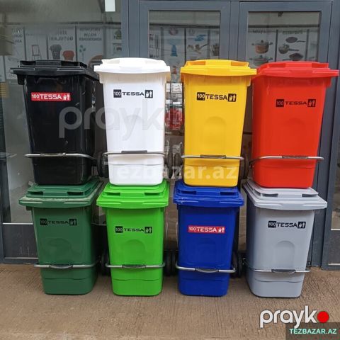 Zibil qabi 100 ltr pedalli — Bakı