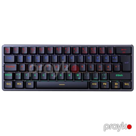 Redragon 61 Key Rainbow Mexaniki Oyun Klaviaturası — Bakı
