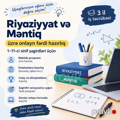 Riyaziyyat və məntiq müəllimi — Bakı