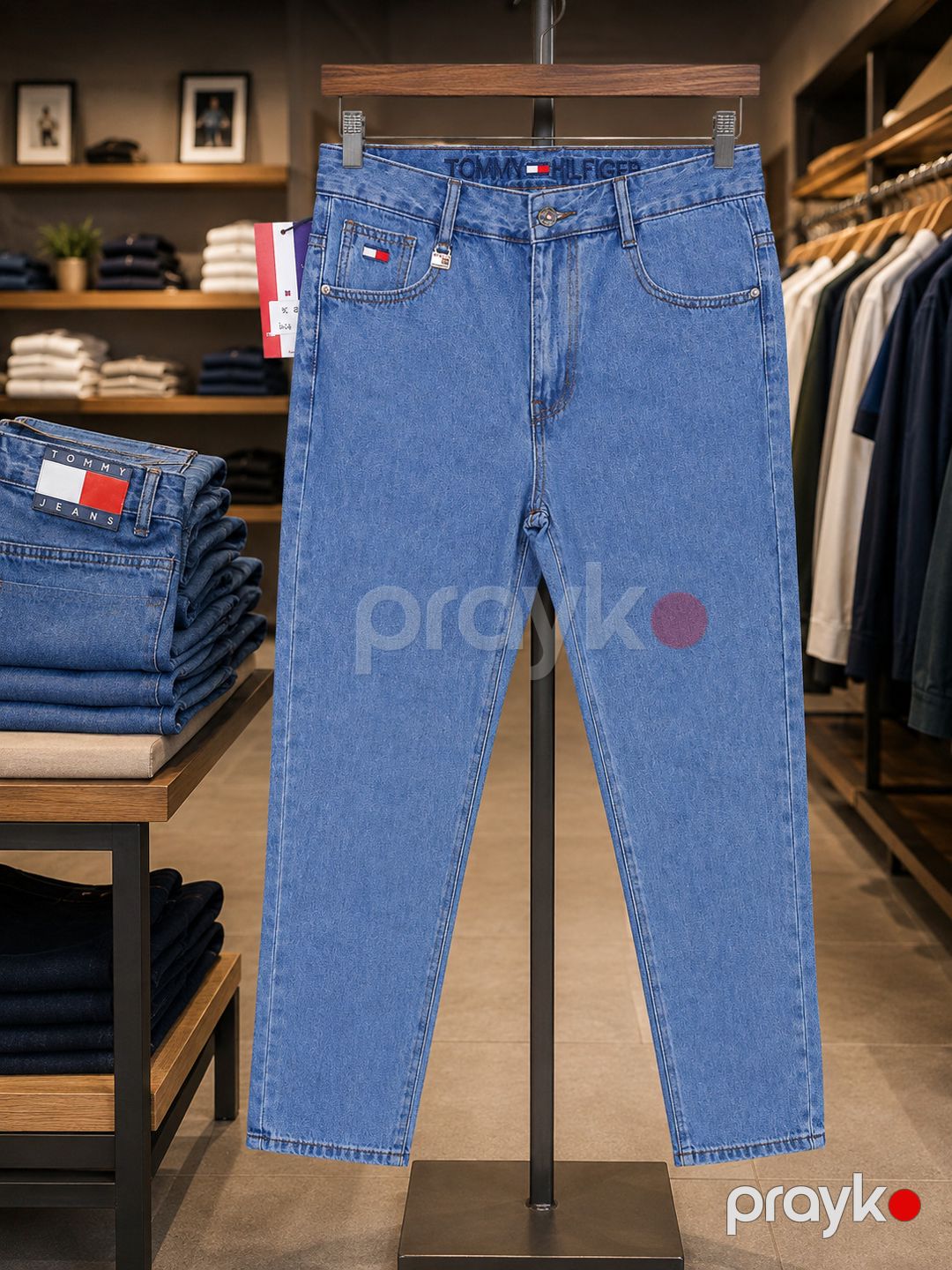 Düz cins, açıq göy, Denim, ölçü 38 — Mallar, Bakı (3)