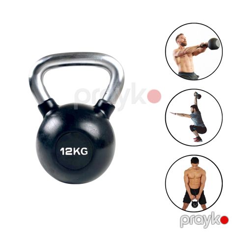 Çəki daşı TA Sport 5098, qara, dəmir/PVC, 12 kq — Bakı