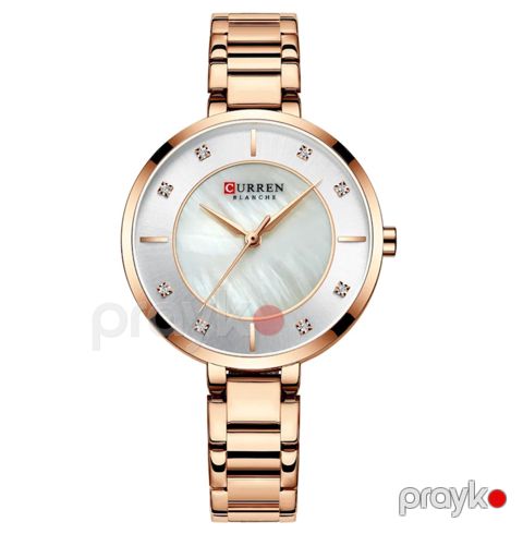 Qol saatı qadınlar üçün Curren C9051 Rosegold/White — Bakı
