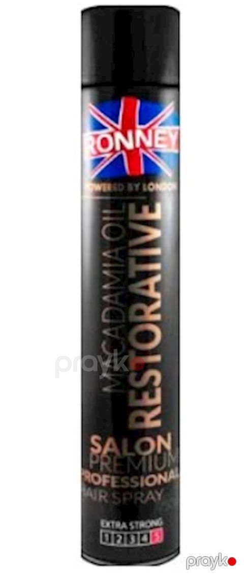 Saç üçün lak Ronney Professional Restorative Macadamia Oil Hair Spray, 750 ml — Bakı