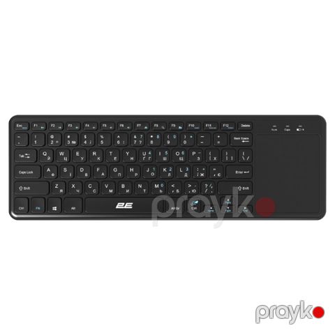 2E Keyboard scissors KT100 78key, WL, En/uk, black (2E-KT100WB_UA) — Pctech — Periferiya cihazları