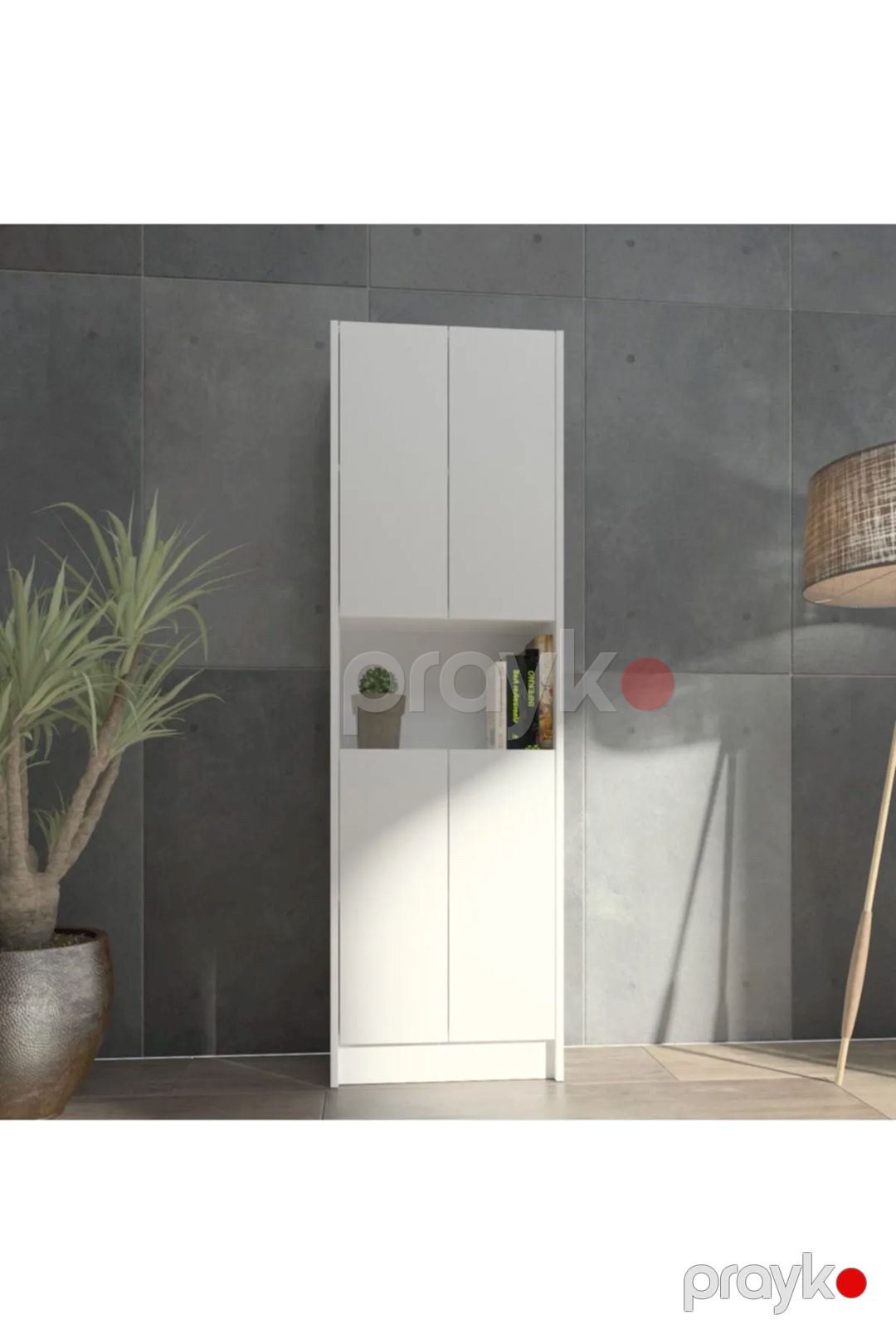 Stellaj Ev Plus 12115598, Ldsp, ağ, 180x28x55 sm — Mallar, Bakı (3)