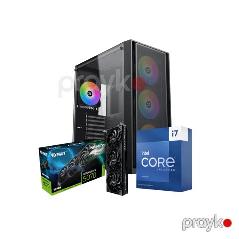 Dominion X Gaming PC- RTX 5070, i7 13700KF (CUSTOM-PC-115) — Pctech — Komponentlər