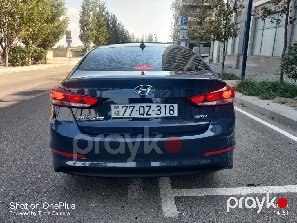 Hyundai Avante, 1.6 L, 2016 il, 113 000 km — Avtomobillər, Bakı (3)