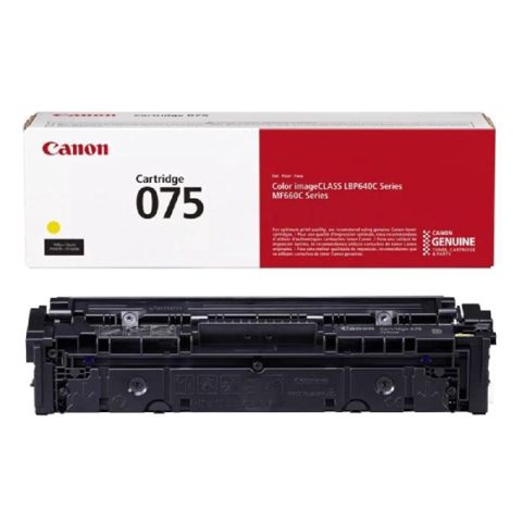 Canon Cartridge 075 CRG-075 Y Yellow Original Toner Kartrici — Bakı
