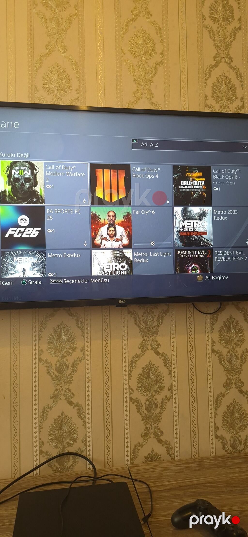 Sony PlayStation 4 Slim 500GB super vəziyyetdədi proşivkalı deyil — Oyun konsolları, Qobu (5)