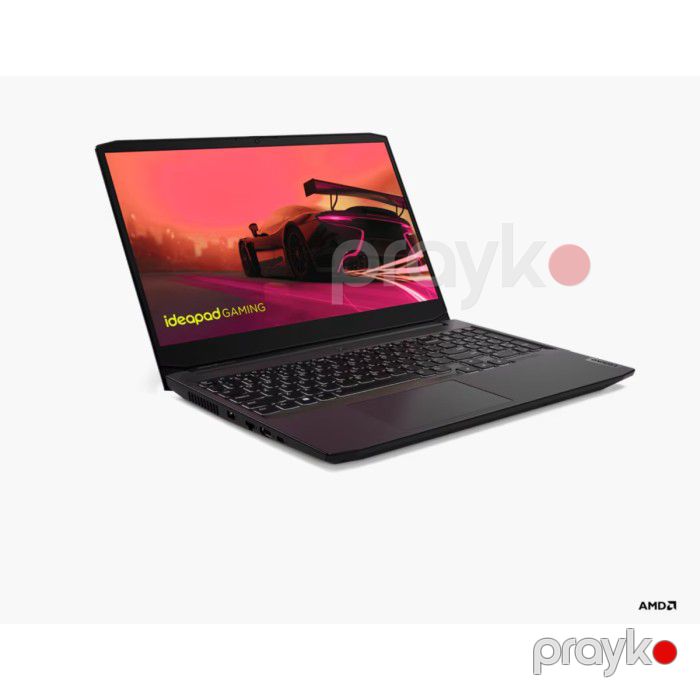 Lenovo Gaming Laptop Ryzen 5 5500H 16GB DDR4 512GB NVMe SSD RTX 2050 4GB 15.6 FHD IPS 144Hz FreeDos Shadow Black — Elektronika, Bakı (2)