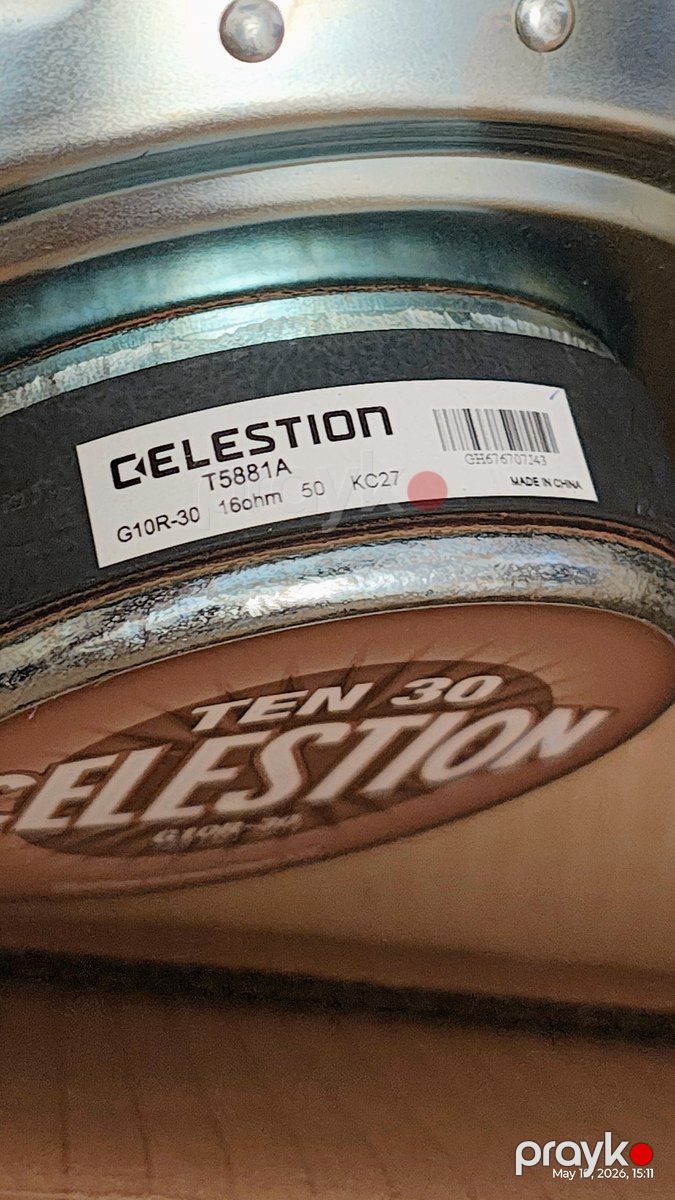 Dinamik Celestion Ten 30 16 Ohm (Marhsall) 10" — Ehtiyat hissələri və aksesuarlar, Bakı (2)