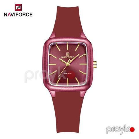Qadın qol saatı Naviforce 0201 Dark Red - NF 0201 D.R — Bakı
