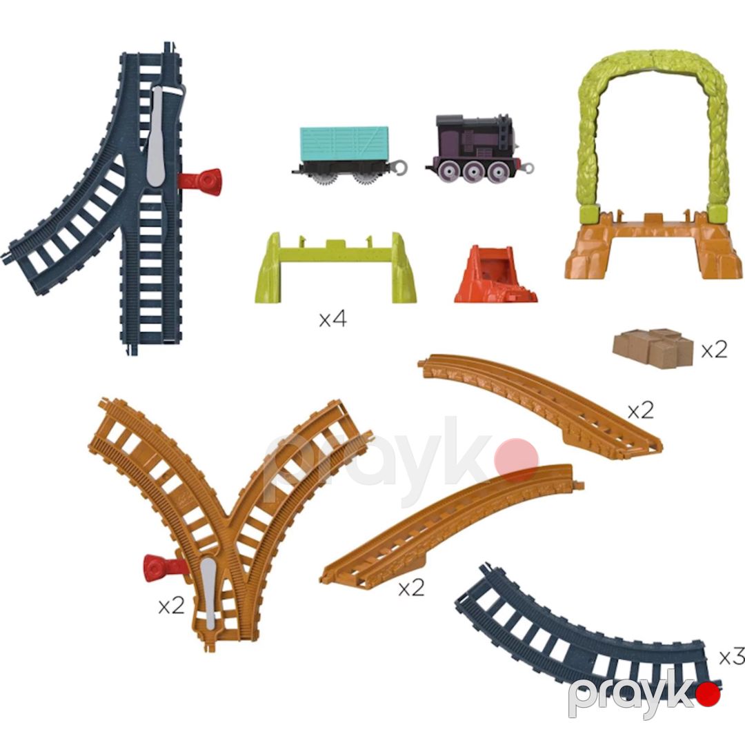 Dəmir yolu Fisher-Price HGY82/HGY85 Thomas & Friends Push Along Diesel, 3 yaşdan, rəngbərəng — Mallar, Bakı (3)