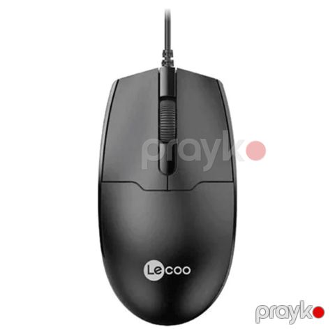 Mouse Lenovo Lecoo (MS101 Wired Mouse Black) — Bakı