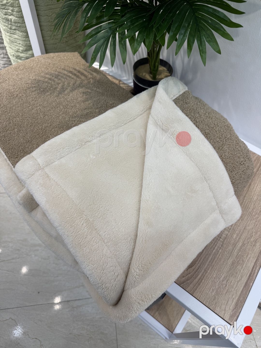 Pled-örtük Empathy Home, bej, bambuk, 200x230 sm — Mallar, Bakı (3)