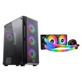 Xigmatek Kombo – Gaming X Case + Xigmatek Neon Aqua 240 CPU Liquid Cooler (XIG-CC-116) — Pctech — Комплектующие