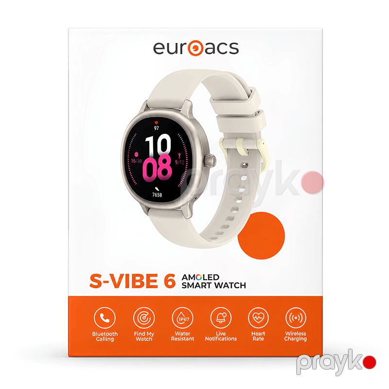 Ağıllı saat Euroacs S-vıbe 6 White — Ağıllı saatlar, Bakı (2)