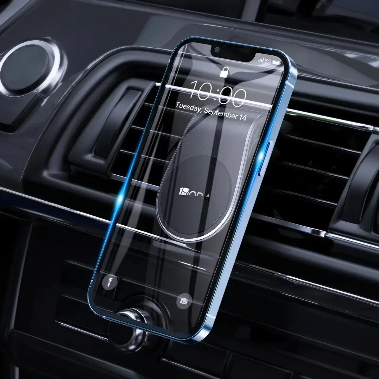 Avtomobil aksesuarı 1HORA Car Magnetic Holder PJ098 Black — Mallar, Bakı (2)