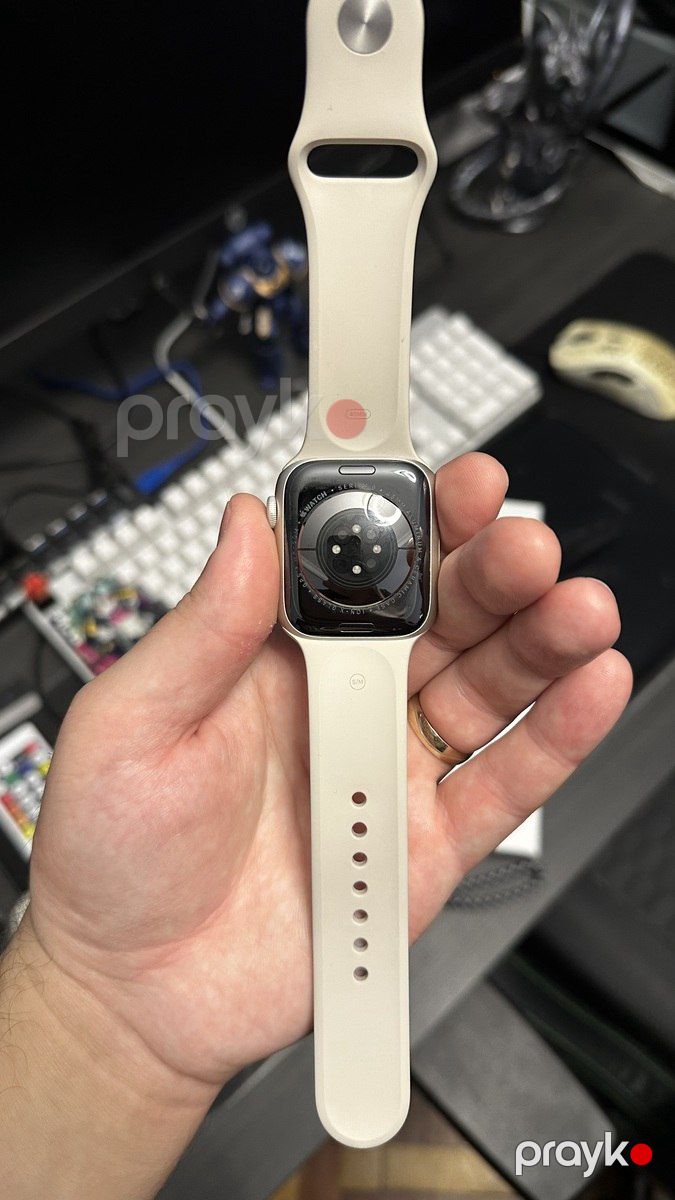 Apple Watch Series 9 Aluminum Starlight 45mm — Ağıllı saatlar və biləkliklər, Bakı (4)
