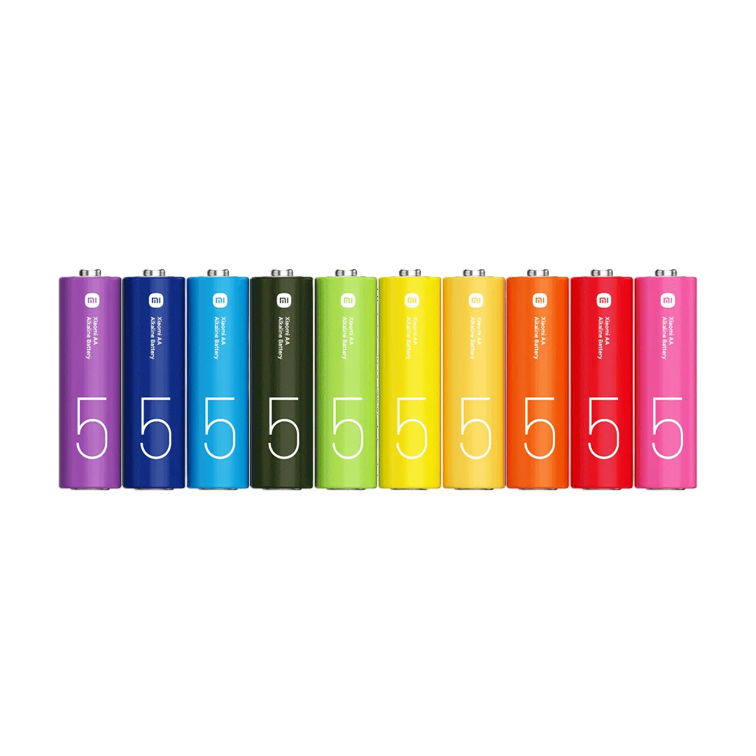 Batareya Xiaomi AA Rainbow Batteries (10 Count) — Mallar, Bakı (2)