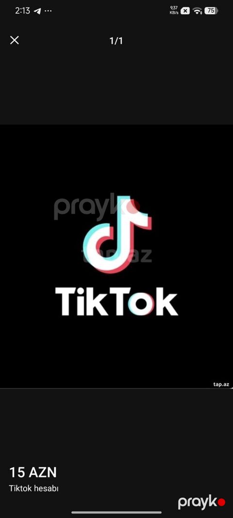 TikTok hesabı — Bakı