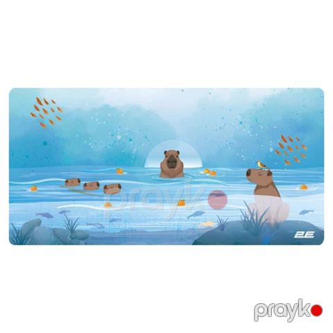 2E Mouse Pad Capybarra, L(800x400x2mm), blue (2E-PAD-L-CAPY-BLUE) — Bakı