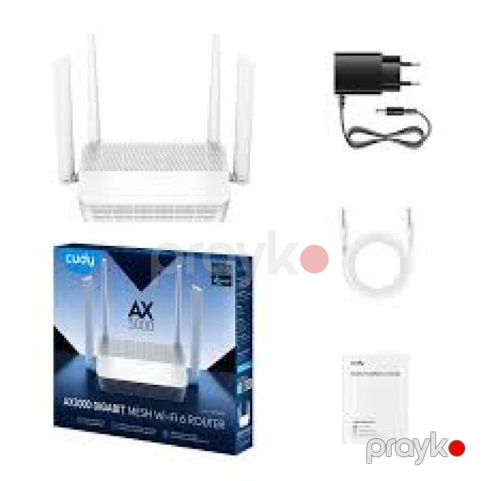 Cudy WR3000S AX3000 Wi-Fi 6 Gigabit Mesh Router — Elektronika, Bakı (2)