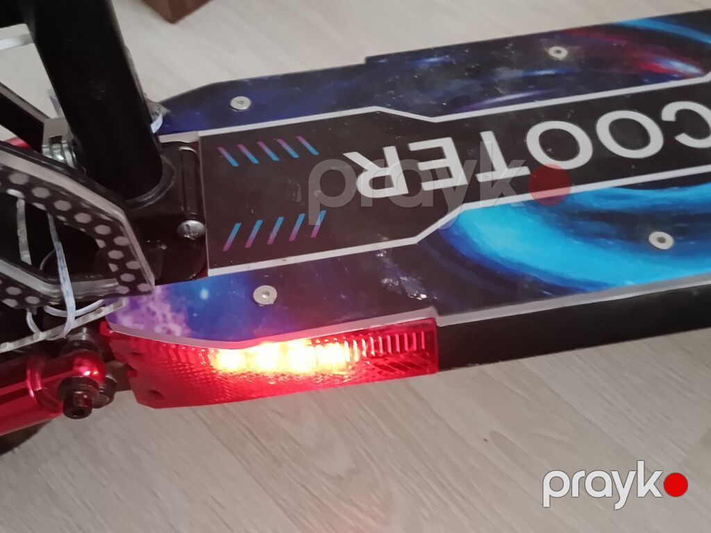 Elektrik skuter – oturacaqlı, güclü işıqlandırmalı - Model: E-scooter — Skuterlər, Qobu (5)