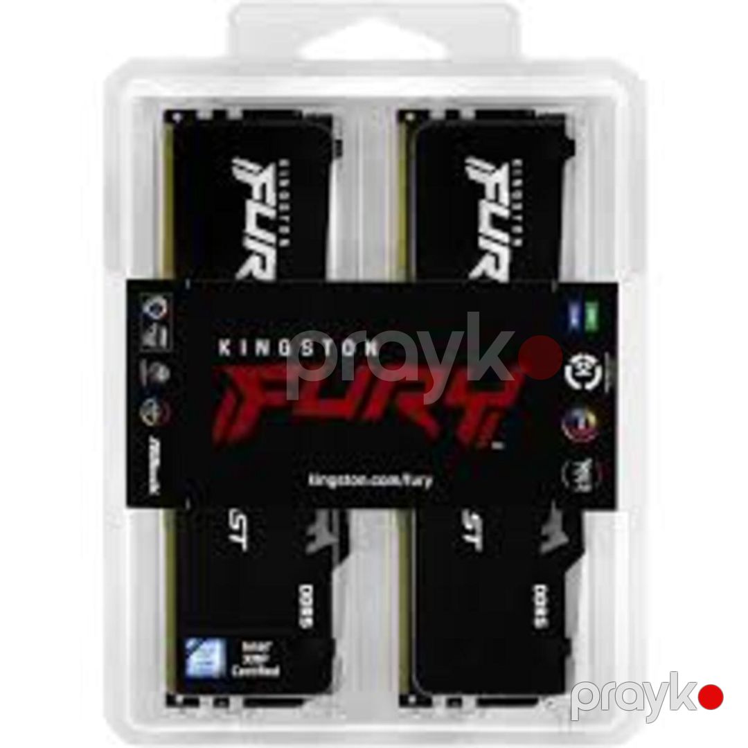 Kingston Fury Beast RGB DDR5-5600 64GB KIT (2x32GB) KF556C40BBAK2-64 — Kompüterlər və noutbuklar, Bakı (2)