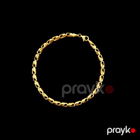 Qolbaq uniseks Trendgold_704, qızıl 585 əyar VJ686570 — Bakı