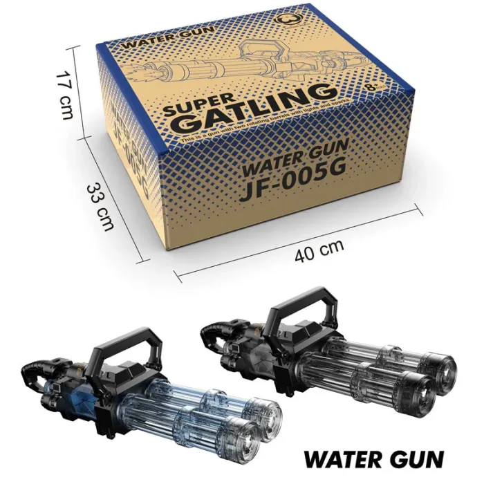 Su Silahı – 3000 mL + 2 Başlıqlı + İşıqlı — Bakı