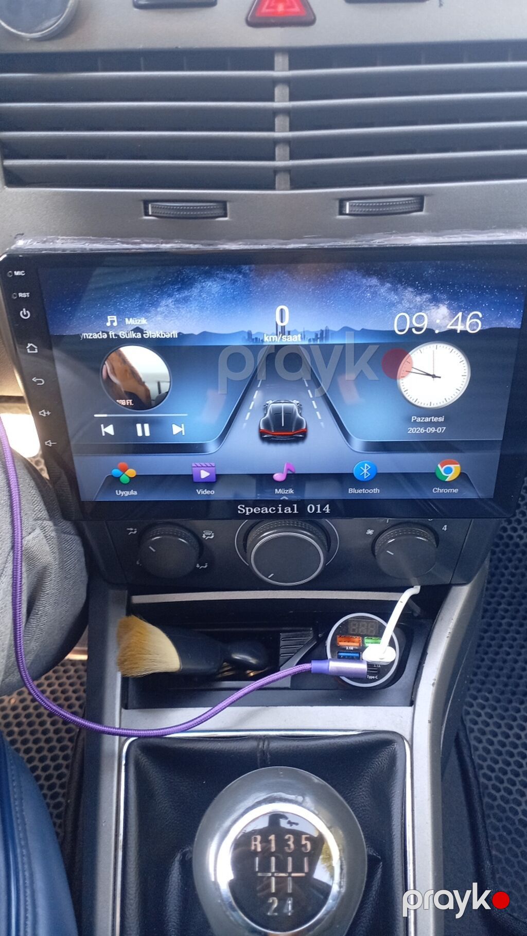 Avtomobil üçün Android multimedia başlıq (touchscreen) - Böyük ölçülü — Avtomobil televizorları və monitorları, Kürdəmir (2)