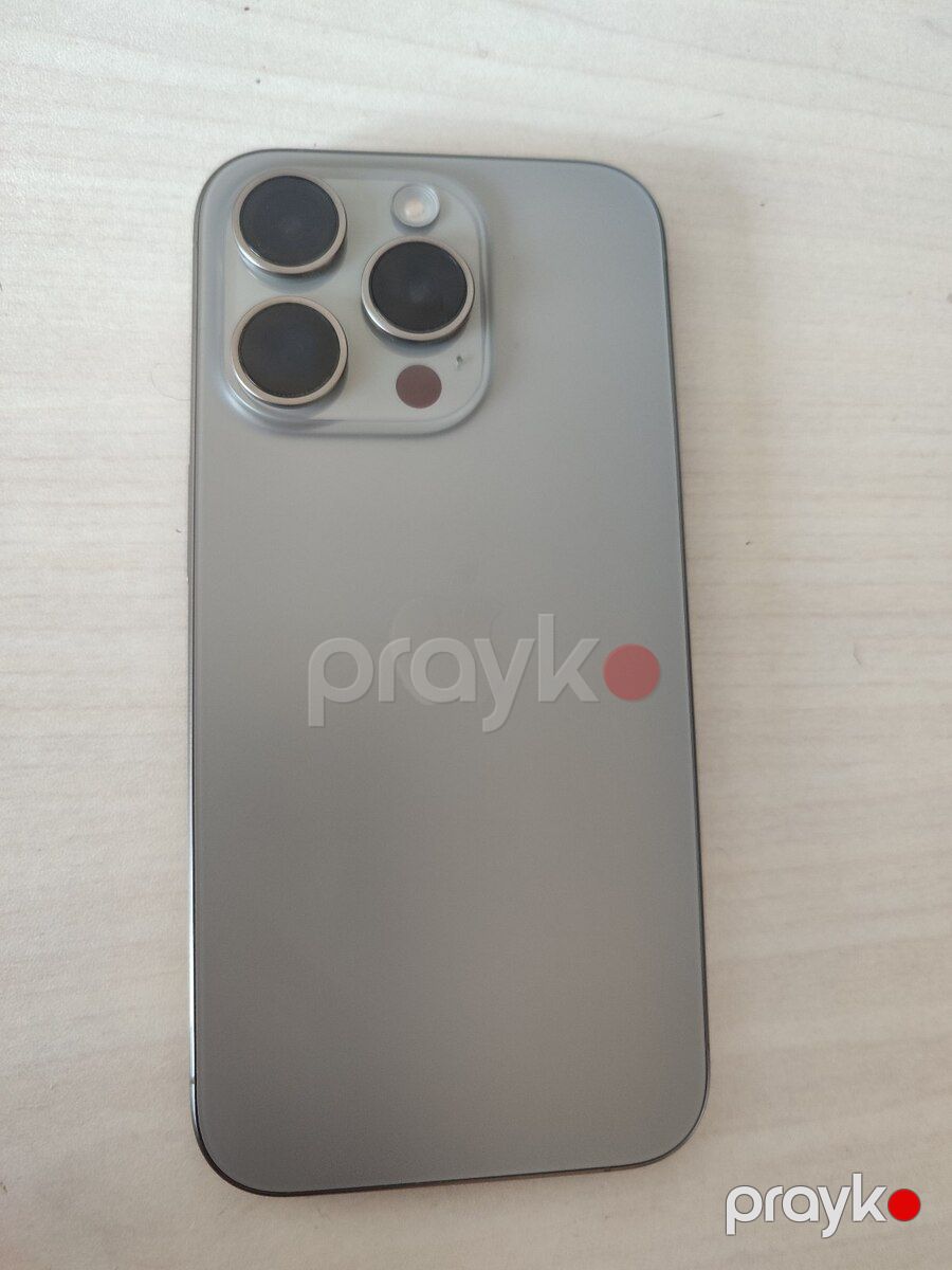 Apple iPhone 15 Pro White Titanium 128GB/8GB — Smartfonlar, Beyləqan (2)