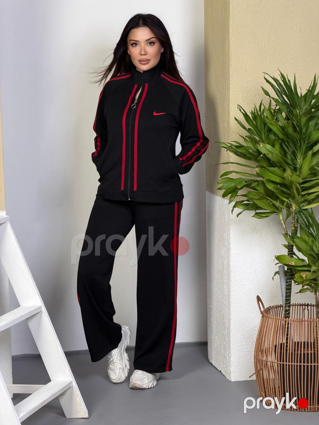 Qadınlar üçün idman kostyumu 2803876, parça, qara, ölçü L — Mallar, Bakı