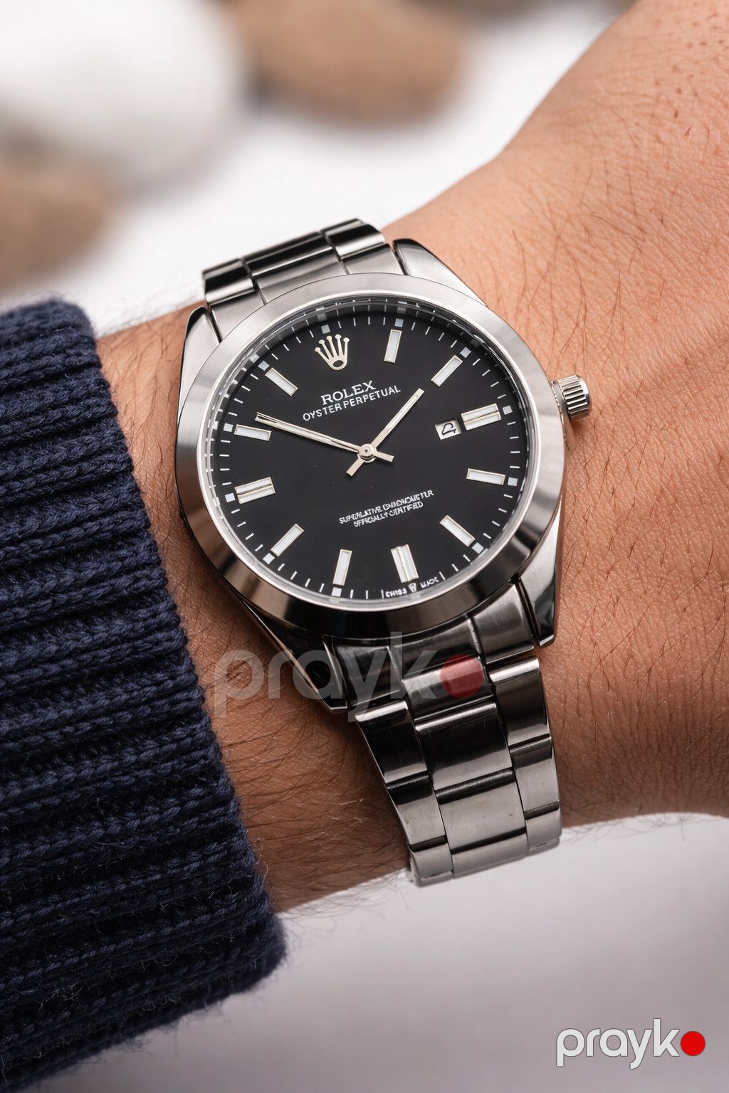 Qol saatı kişilər üçün ELV7122 Silver/Black — Mallar, Bakı (2)