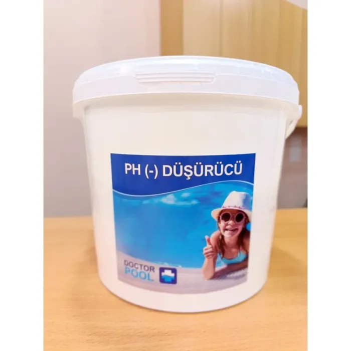 Dr.Pool / Pooltech pH (pH Minus) Su turşuluğunu azaldan kimyəvi vasitə 5 kq hovuz üçün pH tənzimləyici toz — Bakı