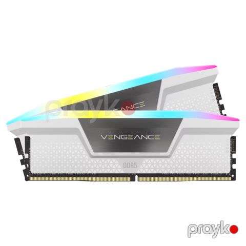 RAM “Corsair Vengeance DDR5 32GB 6400MHZ 2x16gb Whıte RGB” (COR-D5-32-6400-KT-VG-WHT-RGB) — Bakı