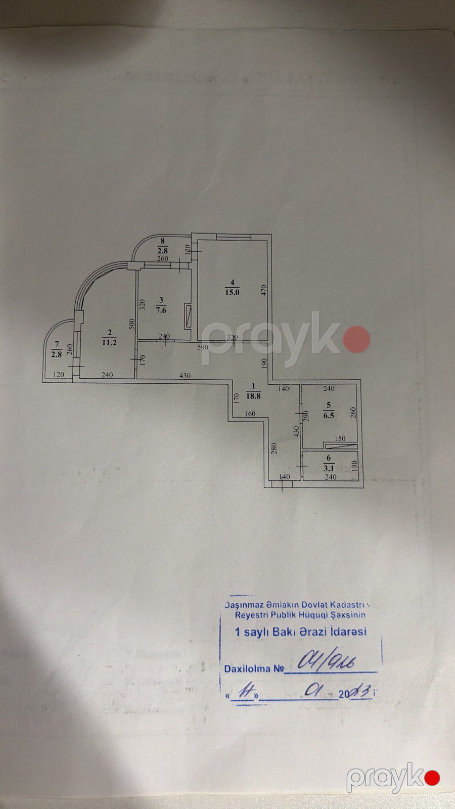 Satılır 2 otaqlı yeni tikili 70 m² — Mənzil, Bakı (10)