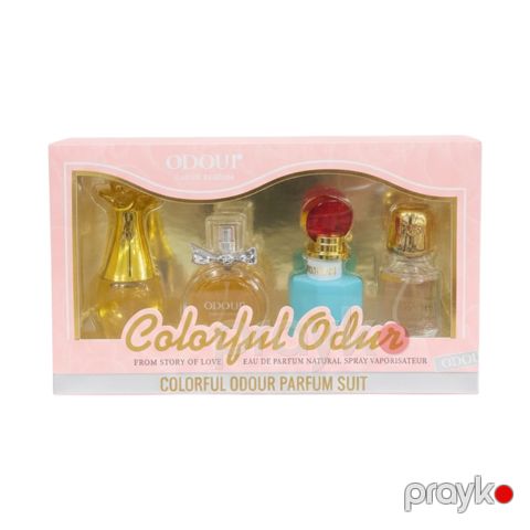 Colorful Odour qadınlar üçün ətir dəsti, 4x30 ml — Bakı