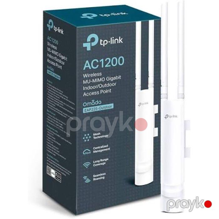 TP-Link Omada EAP225-Outdoor AC1200 Dual-Band Gigabit PoE Access Point IP65 — Elektronika, Bakı (2)