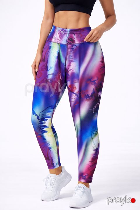 Qadınlar üçün leqqins Lismina DRK58, rəngbərəng, polyester, ölçü L — Bakı