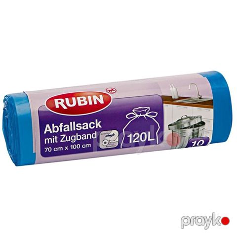 Zibil torbaları Rubin Mit Zugbandt, 120 l, 10 əd — Bakı