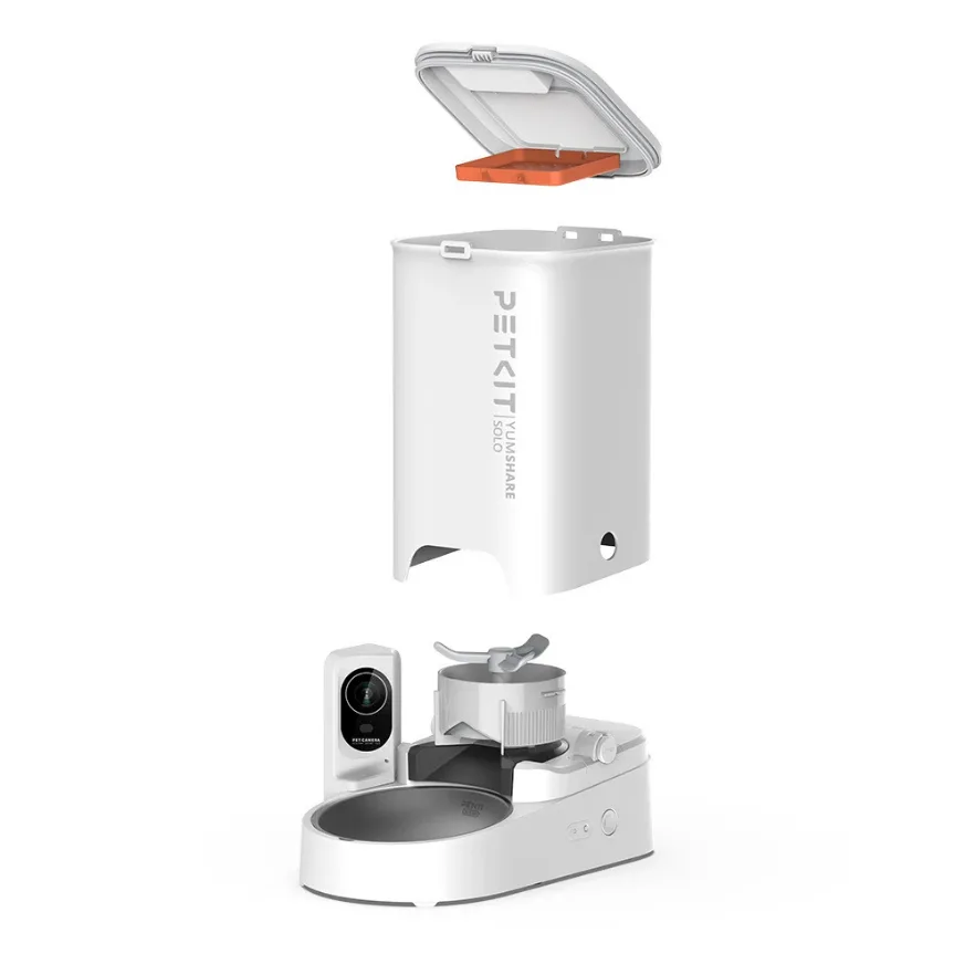 Petkit Yumshare Fresh Element Solo White Smart Pet Feeder — Mallar, Bakı (3)