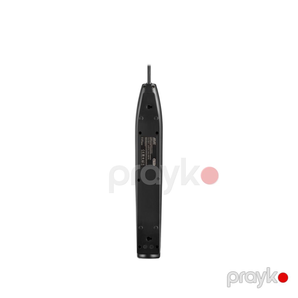 2E Power strip with surge protection black (2E-SP515M5BK) — Ev texnikası, Bakı (2)