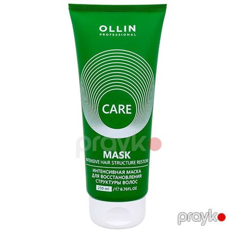 Saç maskası Ollin Professional Care saç strukturunun intensiv bərpası 200 ml — Bakı