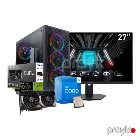 NeonPulse Gaming PC- RTX 5060Ti, i5-13400, MSI G274F (CUSTOM-PC-048) — Bakı